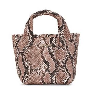 MZ Wallace snakeskin mini metro tote deluxe